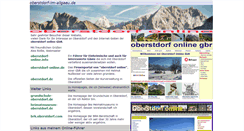 Desktop Screenshot of oberstdorf-im-allgaeu.de